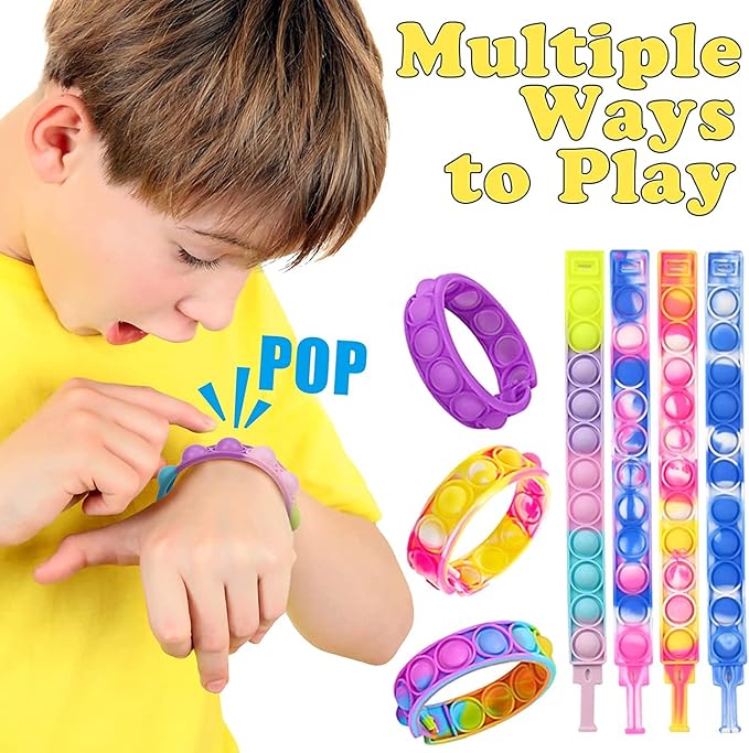 15Pcs Pop Bracelet, Party Favors - Image 2