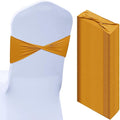Kinlop 50 Pcs Spandex Chair Sashes Bows Chair BB0C3V65Z6Tands Slider Sashes by Kinlop