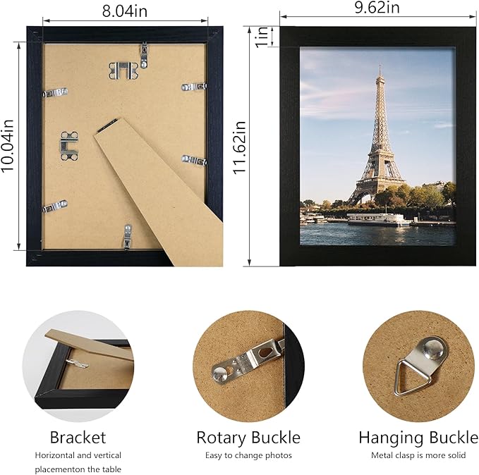 8x10 Picture Frame Set of 4, 8 x 10 Photo Frames - Image 5
