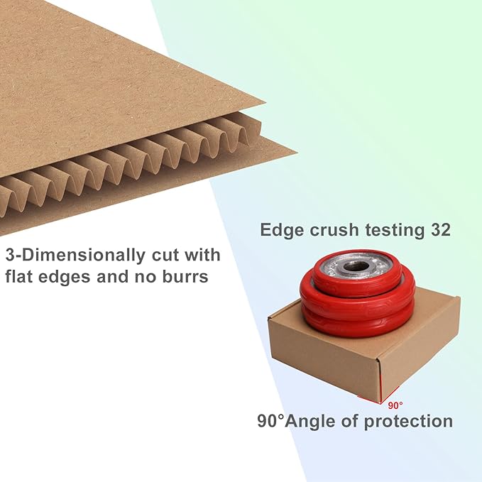 MEBRUDY 6x6x2 Inches Shipping Boxes Pack of 50, Small Corrugated Cardboard Box - Image 4