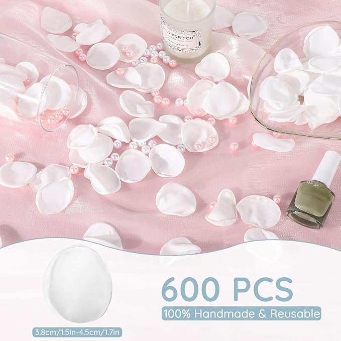 Suream Silk Flower Petals for Wedding, silk rose petals for Bridal Shower - Image 2