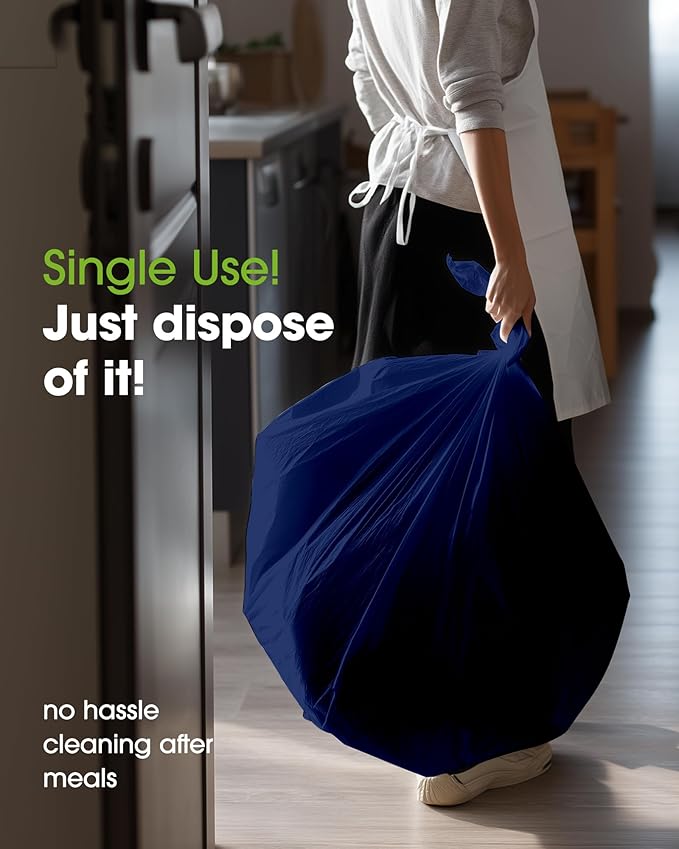 Pureegg Plastic Table Cloth Disposable 10 Pack, 54 x 108 Inch Table Cloths - Image 5