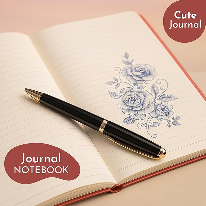 SETTINI Lined Journal, 192 Archival-Quality Pages, QuillEase Bleed-Free Paper - Image 7