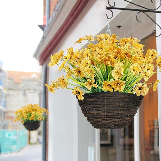 30 Bundles Artificial Flowers Outdoor UV Resistant Fake Flowers No Fade Faux - Image 6