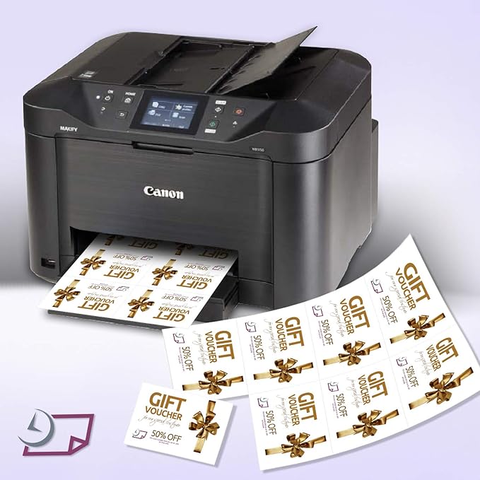 NextDayLabels - Blank Perforated Printable Cardstock, 8 Cards per Sheet - Image 4