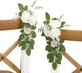 10 Wedding Aisle Decorations for Wedding Ceremony White Wedding Chair by DreamBuilt