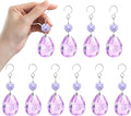 H&D HYALINE & DORA 3Inch Crystal Suncatcher Bauhinia Prisms Pendants 10Pcs by HDHYALINEDORA