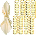 Gold Napkin Rings by GERILKAI