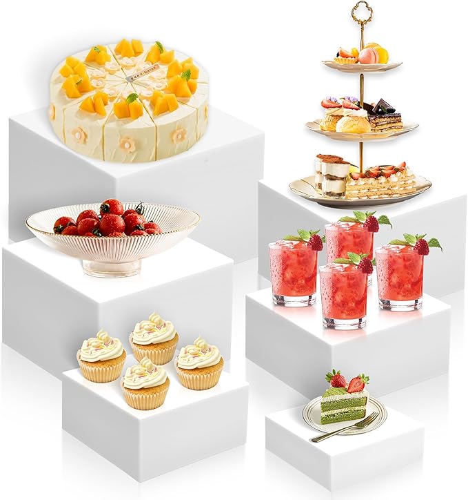 6Pcs Buffet Risers, Food Risers by Unknown