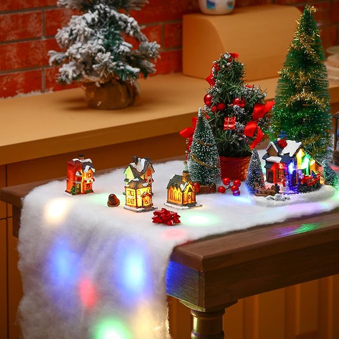 Jetec LED Christmas Fake Snow Blanket - Image 5