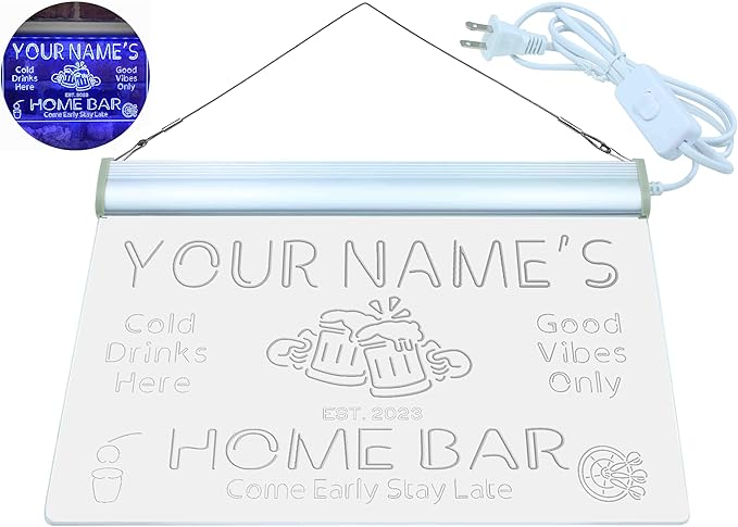 ADVPRO Personalized Your Name Custom Home Bar Beer Established Year Single - Image 9