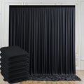 30ftx10ft Wrinkle Free Black Backdrop Curtain by CO-AVE