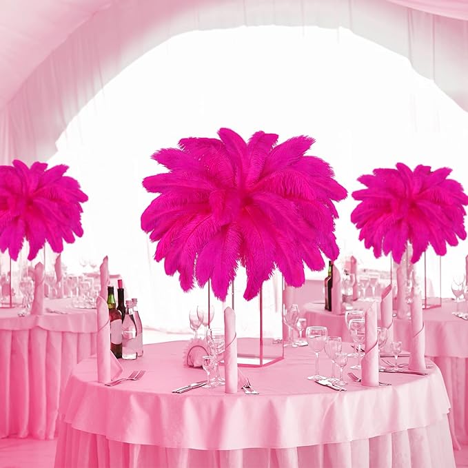 80 Pcs Large Natural Ostrich Feathers Plumes 14-16 Inch Bulk - Image 4
