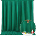10 x 7 Feet Green Backdrop Curtain by ZEBMOON