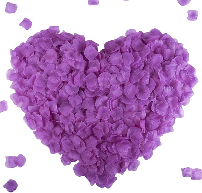 CODE FLORIST 1100 PCS Silk Rose Petals, Fake Rose Petals by CODE+FLORIST