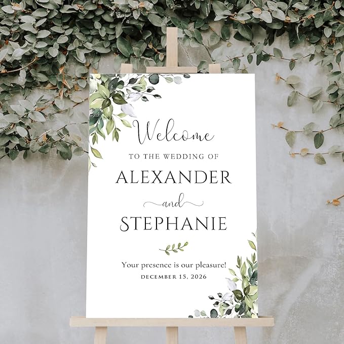 Welcome to Our Wedding Sign - Image 4