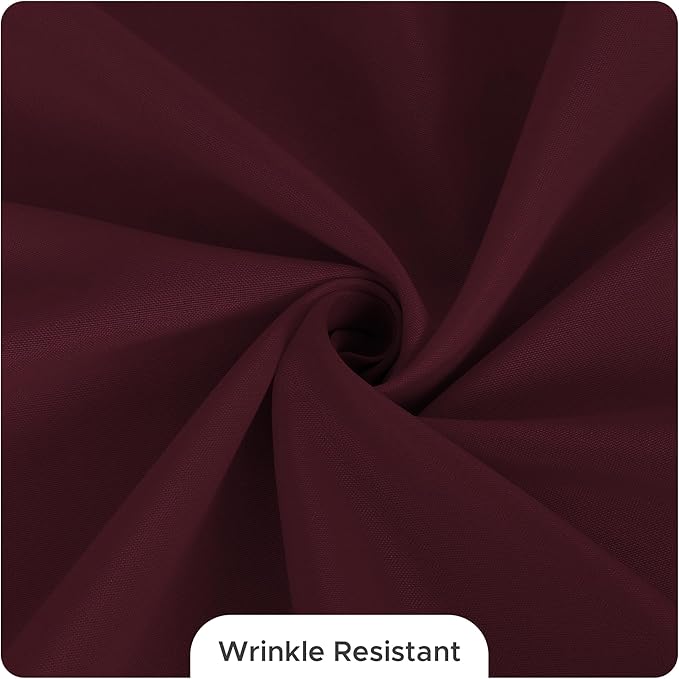 Fitable 8 Pack Table Cloth Rectangle Table: Stain and Wrinkle Resistant - Image 9