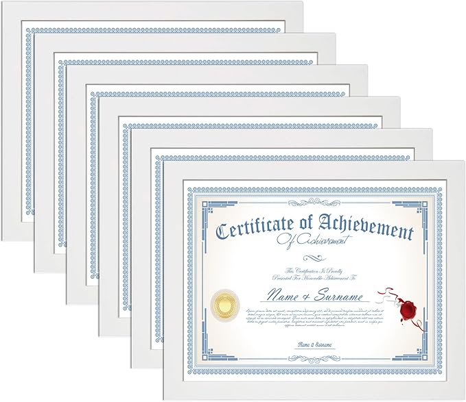 KTKDE A4 Picture Frame White set of 6 - Image 2