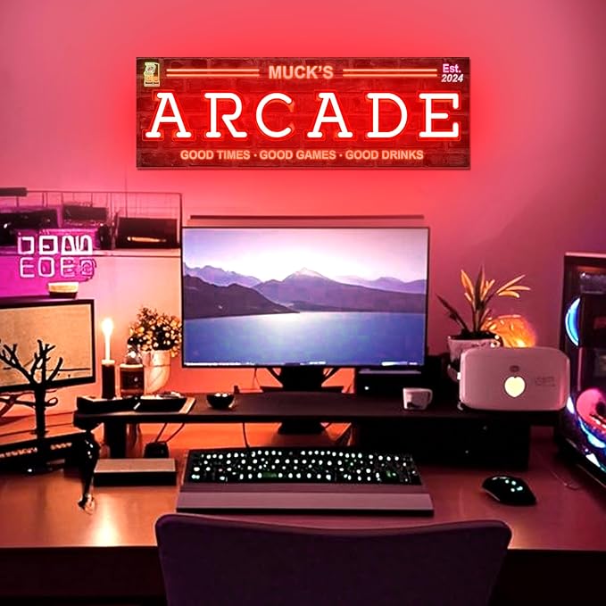 Custom Arcade Neon Sign for Wall Decor, Personalized LED Neon Name Sign - Image 2