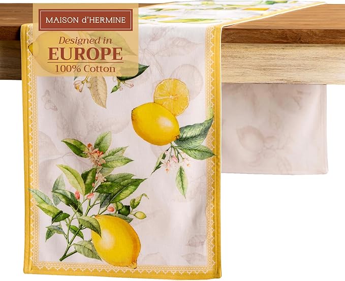 Maison d' Hermine Table Runner 100% Cotton Double Layer Table Runners 108 by MaisondHermine