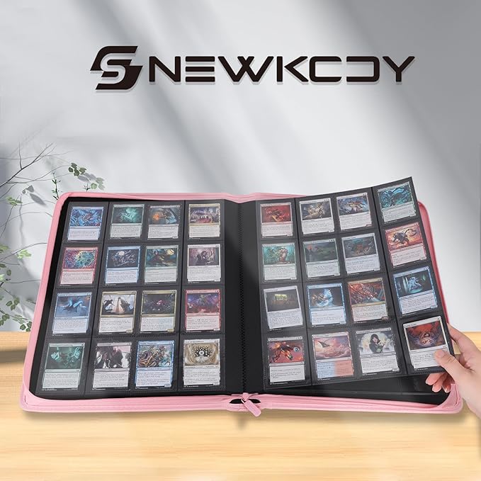 Snekdy premium 1024-pocket trading card binder, 16-pocket cards album, - Image 6