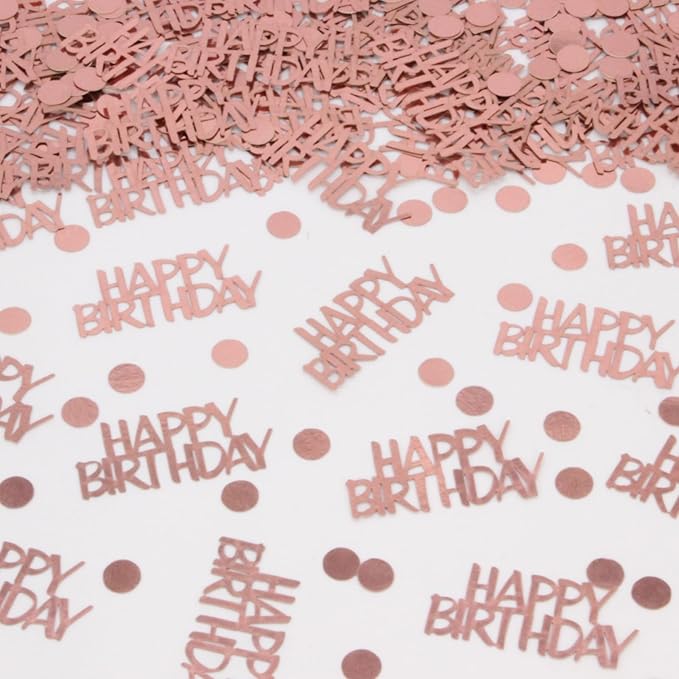 Rose Gold Birthday Confetti - Image 7