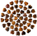 Gerrii 50 Pcs Heart Healing Stone Bulk Quartz Heart Inspirational Stones Gift by Gerrii