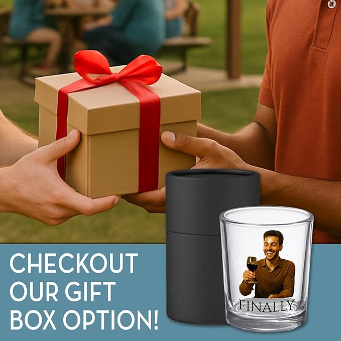 1pk Personalized Printed Photo 2.5oz Shot Glass - Image 6