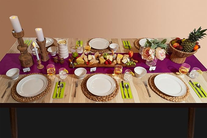 American Homestead Paper Table Runner Roll - 78 ft. Disposable Linen-Like Table - Image 7