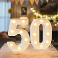 LED Marquee Light Up Numbers Sign by NANXU