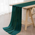 6Pack 9ft Chiffon Table Runner 14x108 Inch Sheer Romantic Table Runner by flohar