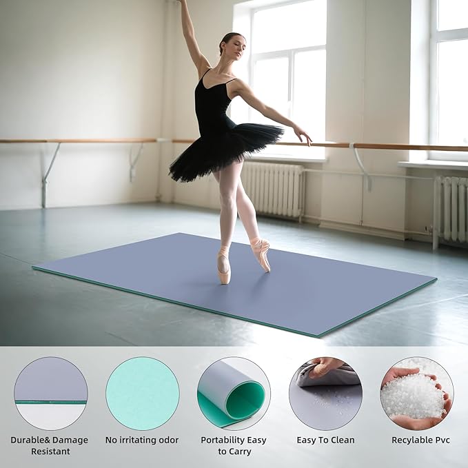 Dance Floor Mat Ballet Dance Floor Heavy-Duty 4MM PE Practice Floor - Image 5