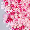 Pink Sprinkles for Cake Decorating 7oz by cobakey-DessertDecorations