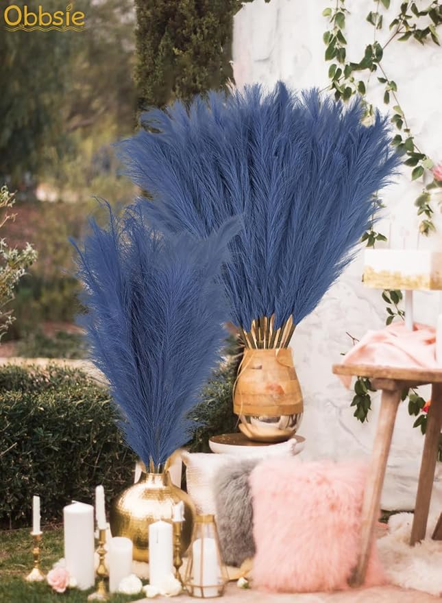 35" Faux Pampas Grass Decor - Image 3