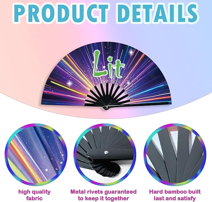 Boots on The Ground Fan, Large Folding Hand Fan - Image 5