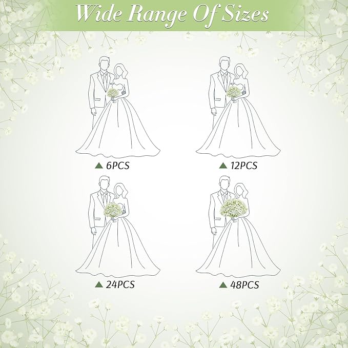 Babys Breath Artificial Flowers, Real Touch Babys Breath Flowers Artificial Bulk - Image 3