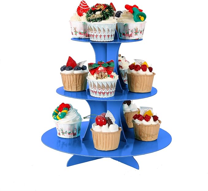 3-Tier Cupcake Stand, Cake Stand holder, Tiered DIY Cupcake Stand Tower - Image 3
