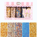Confect Cake Decorating Sprinkles |Edible Pearl Sprinkles | Mix Gold White Blue by CONFECTTHECAKEDECORATINGCO