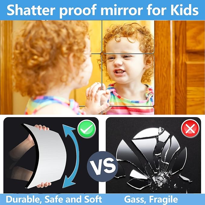 Unbreakable Acylic Small Mirror Tiles - Image 4