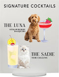 Pet Signature Drink Wedding Signs by Elation+Factory+Co.