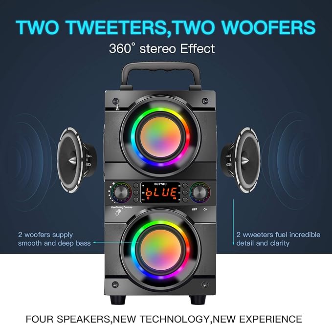 60W Portable Bluetooth Speaker - Image 4