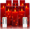 Flameless LED Candles with Timer 9 Pc Flickering Flameless Candles by FLAMELESSCANDLES