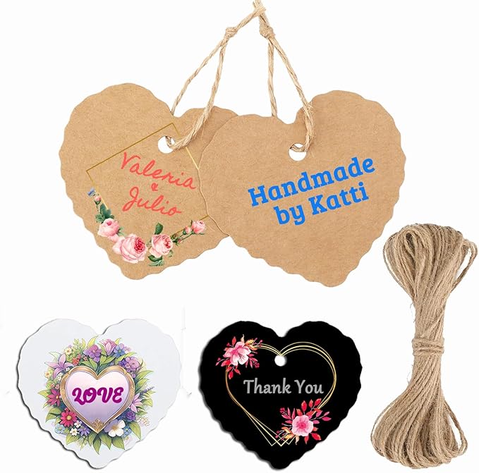 Custom Gift Tag, Personalized Favor Label, Kraft Wrapping Decoration, Wedding by Jishiletao