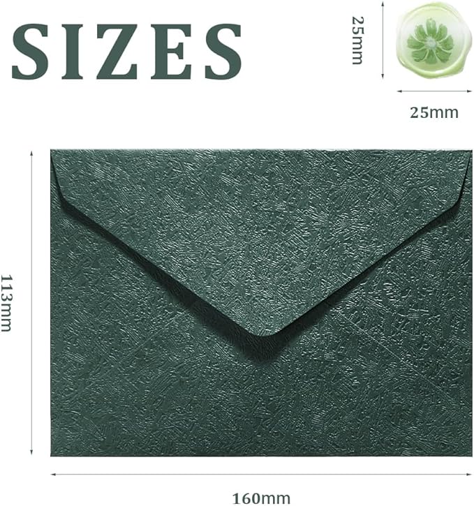30 Pieces A6 Envelopes with 30 Seal Stickers, 6.32 x 4.45 inch Envelopes - Image 2