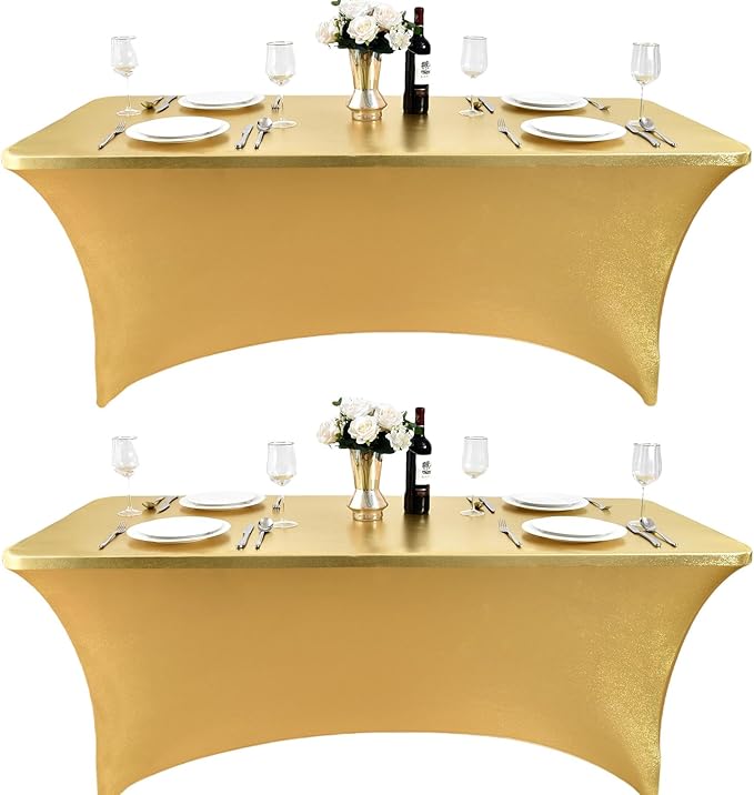 2-Pack 6ft Spandex Table Covers by Unknown