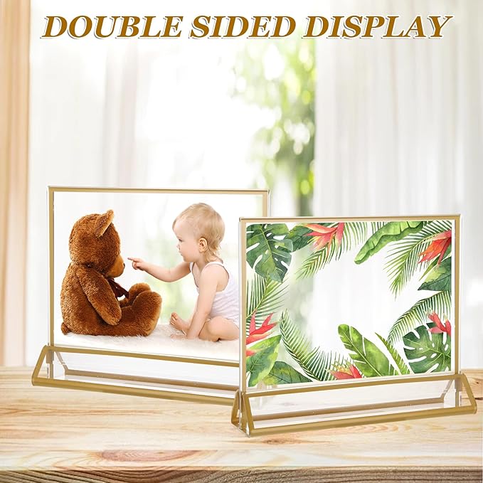 8PCS 6x4 Acrylic Sign Holders - Image 3