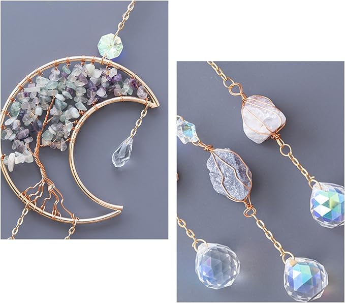 TUOKING Crystal Moon Suncatchers - Image 3