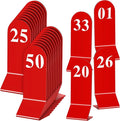 Remerry 50 Pcs Table Numbers 1-50 Acrylic Double Sided Number Cards Acrylic by Remerry