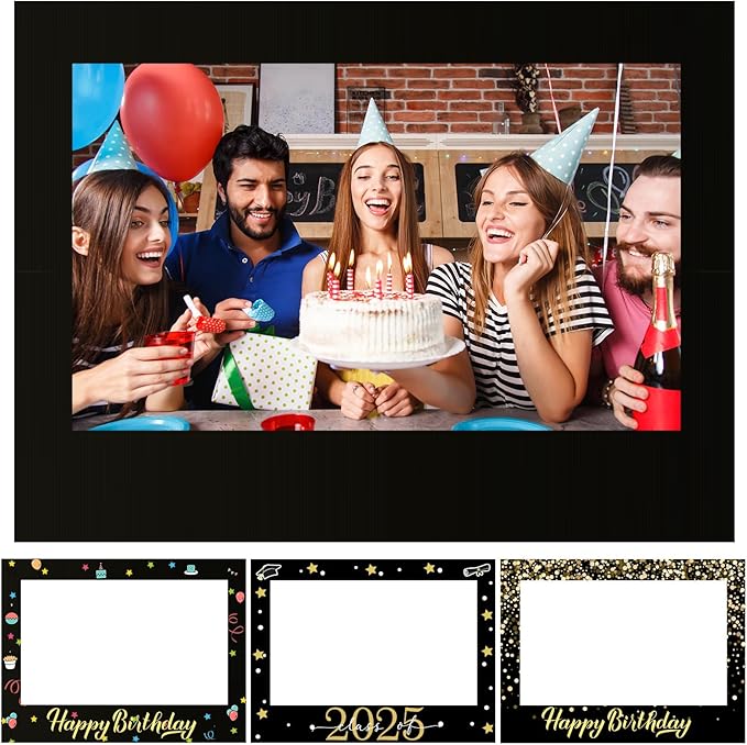 32 x 24 Inch Large Blank DIY Photo Booth Props Picture Frame Party Frame DIY by Beeveer