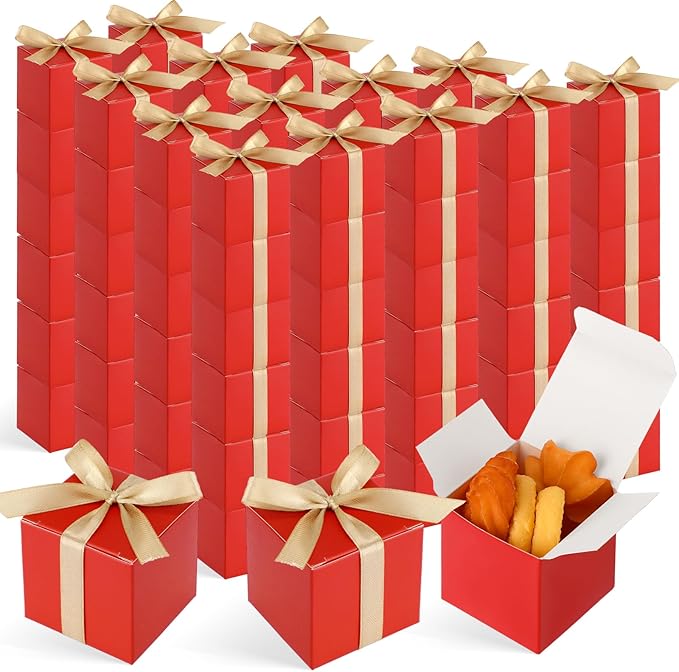 Jutom 100 Pcs Mini Favor Boxes Extra Small Candy Boxes Paper by Jutom